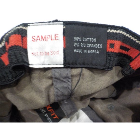 Volcom Stone Flex Fit Embroidered Khaki Green Factory Dinge Sample Hat Ball Cap - Picture 7 of 10